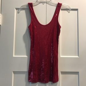 Express Sequin Tank